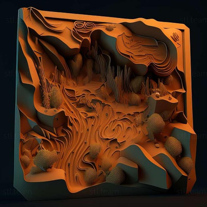 3D модель Підземна гра (STL)